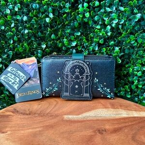 Loungefly The Lord of the Rings Doors of Durin Glow-in-the-Dark Zip Wallet